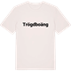 Vintage White t-shirt med Trögdboäng fetstil t-shirt