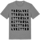 Mid Heather Gray t-shirt med Tröskvret ordlek t-shirt