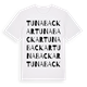 Tuna backar ordlek t-shirt