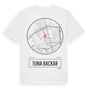 Tuna backar t-shirt – ekologisk bomull t-shirt från Pinshirt