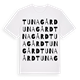 Tuna gård ordlek t-shirt