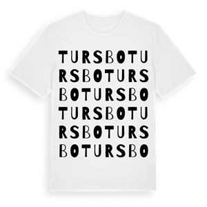 Tursbo ordlek t-shirt – ekologisk bomull t-shirt från Pinshirt