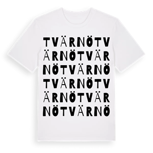 Tvärnö ordlek t-shirt – ekologisk bomull t-shirt från Pinshirt