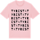 Pink Cotton t-shirt med Tyresta ordlek t-shirt