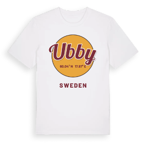 Ubby cirkel t-shirt – ekologisk bomull t-shirt från Pinshirt
