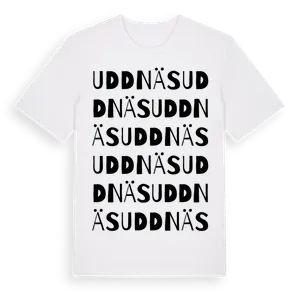Uddnäs ordlek t-shirt – ekologisk bomull t-shirt från Pinshirt