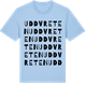 Blue Soul t-shirt med Uddvreten ordlek t-shirt