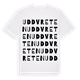 Uddvreten ordlek t-shirt