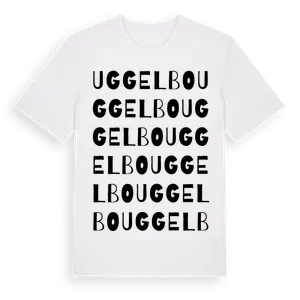 Uggelbo ordlek t-shirt – ekologisk bomull t-shirt från Pinshirt