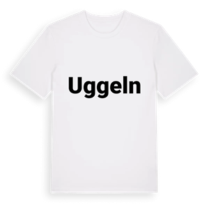 Uggeln fetstil t-shirt – ekologisk bomull t-shirt från Pinshirt