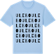 Blue Soul t-shirt med Ulebo ordlek t-shirt