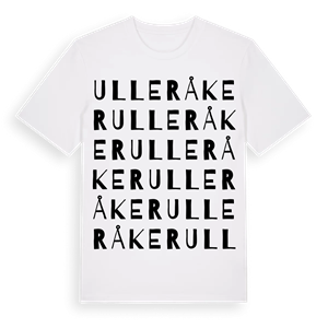 Ulleråker ordlek t-shirt – ekologisk bomull t-shirt från Pinshirt