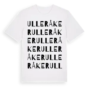 Ulleråker ordlek t-shirt – ekologisk bomull t-shirt från Pinshirt