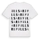 Ullsarby ordlek t-shirt