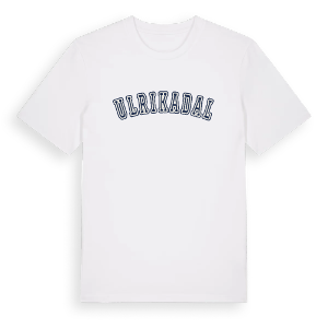 Ulrikadal college t-shirt – ekologisk bomull t-shirt från Pinshirt