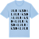 Blue Soul t-shirt med Ulriksdal ordlek t-shirt
