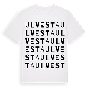 Ulvesta ordlek t-shirt – ekologisk bomull t-shirt från Pinshirt
