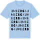 Blue Soul t-shirt med Umberga ordlek t-shirt