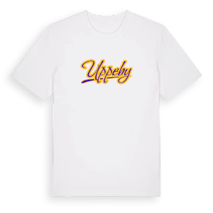 Uppeby baseball t-shirt – ekologisk bomull t-shirt från Pinshirt
