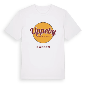 Uppeby cirkel t-shirt – ekologisk bomull t-shirt från Pinshirt