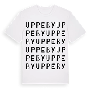 Uppeby ordlek t-shirt – ekologisk bomull t-shirt från Pinshirt