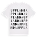 Upplanda ordlek t-shirt