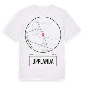 Upplanda t-shirt – ekologisk bomull t-shirt från Pinshirt
