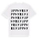 White t-shirt med Uppmyrby ordlek t-shirt