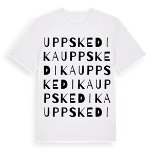 Uppskedika ordlek t-shirt – ekologisk bomull t-shirt från Pinshirt