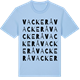 Blue Soul t-shirt med Vackerå ordlek t-shirt