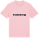 Pink Cotton t-shirt med Vackerberga fetstil t-shirt