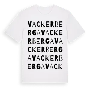 Vackerberga ordlek t-shirt – ekologisk bomull t-shirt från Pinshirt