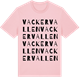 Pink Cotton t-shirt med Vackervallen ordlek t-shirt