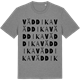 Mid Heather Gray t-shirt med Väddika ordlek t-shirt