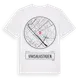 White t-shirt med Vaksalastaden t-shirt