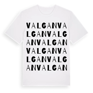 Valgan ordlek t-shirt – ekologisk bomull t-shirt från Pinshirt