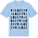 Blue Soul t-shirt med Valgeby ordlek t-shirt