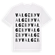 Valgeby ordlek t-shirt