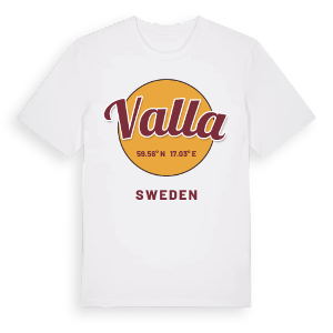 Valla cirkel t-shirt – ekologisk bomull t-shirt från Pinshirt