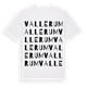 White t-shirt med Vallerum ordlek t-shirt