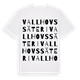 Vallhovs säteri ordlek t-shirt