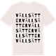 Vintage White t-shirt med Vällsätter ordlek t-shirt