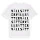 Vällsätter ordlek t-shirt