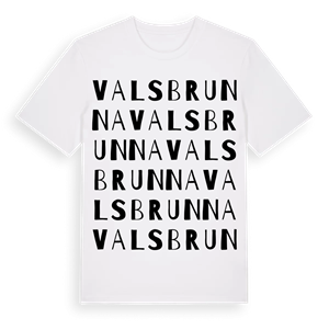 Valsbrunna ordlek t-shirt – ekologisk bomull t-shirt från Pinshirt
