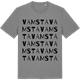 Mid Heather Gray t-shirt med Vamsta ordlek t-shirt