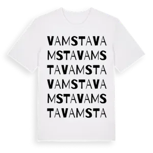Vamsta ordlek t-shirt – ekologisk bomull t-shirt från Pinshirt