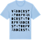 Blue Soul t-shirt med Vänderstatorp ordlek t-shirt