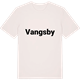 Vintage White t-shirt med Vangsby fetstil t-shirt