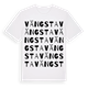 White t-shirt med Vängsta ordlek t-shirt
