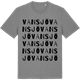 Mid Heather Gray t-shirt med Vansjö ordlek t-shirt